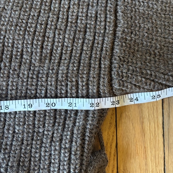 First Rite 100% Alpaca Sweater Coat size Small in color Bark - Picture 5 of 8